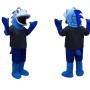 Blue Fish Mascot Costume
