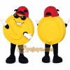 Gold Coin Mascot Costume Gold Coin Mascot Costume