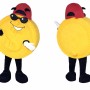 Gold Coin Mascot Costume