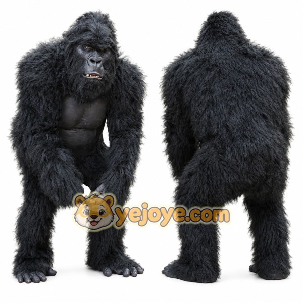 Black Gorilla Mascot Costume