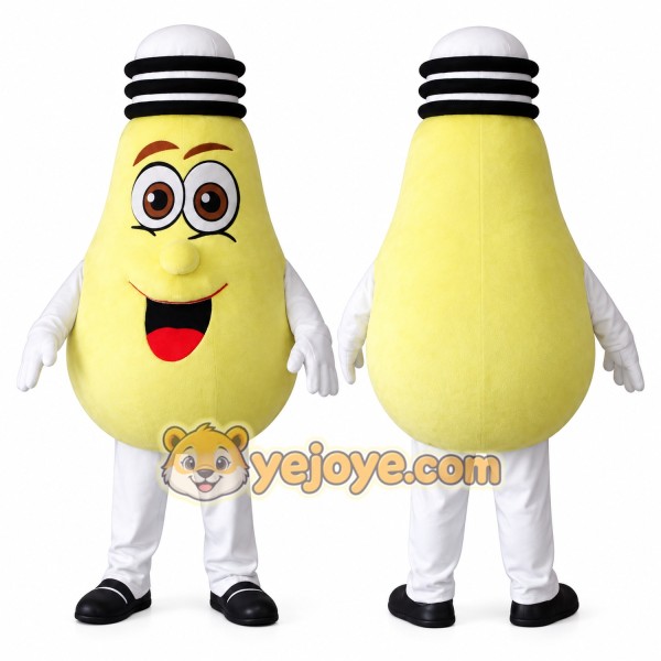 Light Bulb Mascot Costume