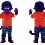 Realistic Purple Monkey Mascot Costume