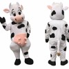 Happy Lightweight Cow Mascot Costume