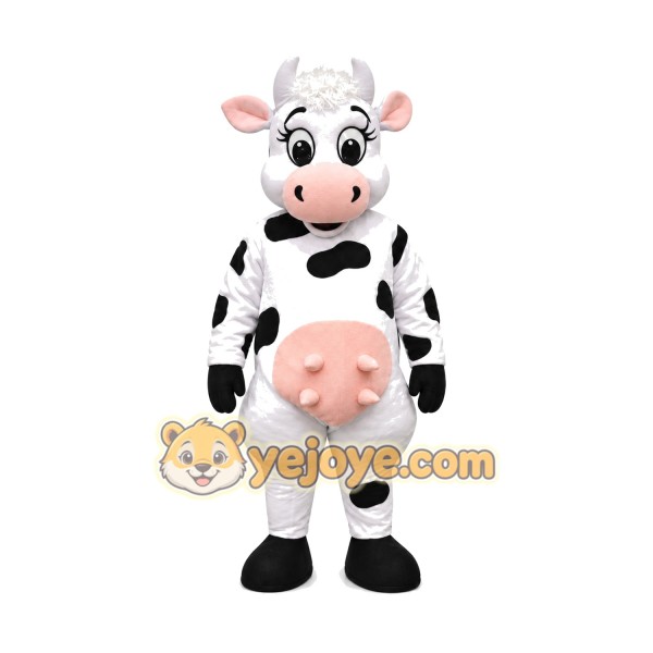Happy Lightweight Cow Mascot Costume Happy Lightweight Cow Mascot Costume