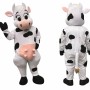 Happy Lightweight Cow Mascot Costume