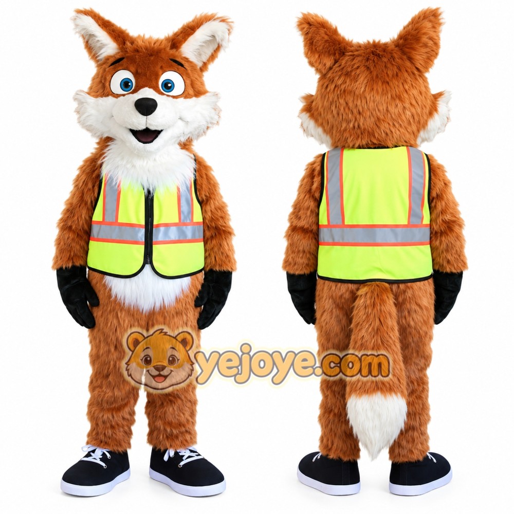 Sport Fox Mascot Costume For Adult