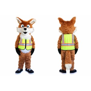 Sport Fox Mascot Costume For Adult