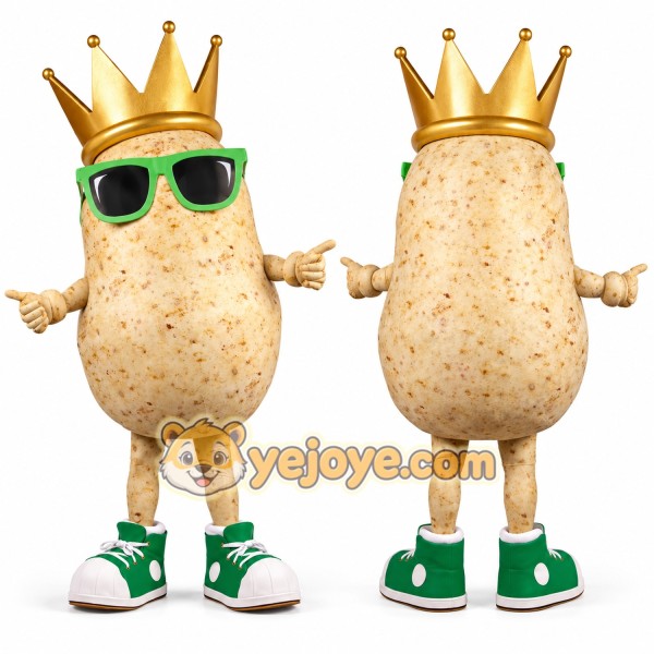 Potato King Mascot Costume
