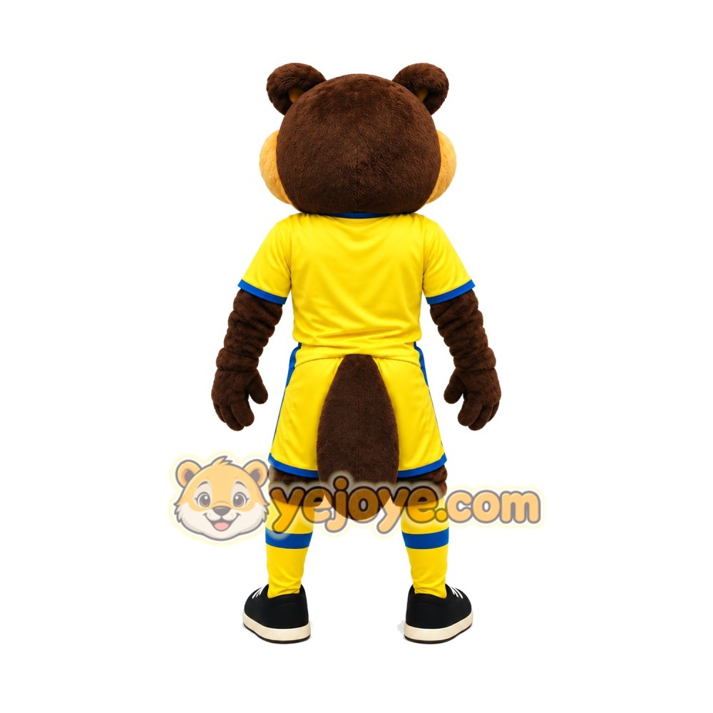 Happy Sport Beaver Mascot Costume Happy Sport Beaver Mascot Costume