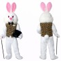 White Easter Bunny Mascot Costume