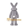 Friendly Grey Rabbit Mascot Costume Friendly Grey Rabbit Mascot Costume