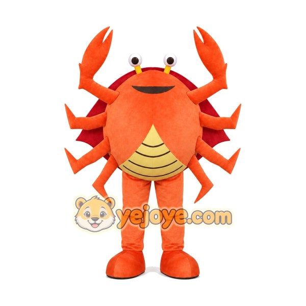 Friendly Crab Mascot Costume