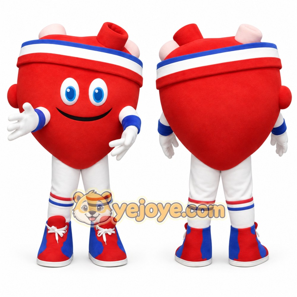 Heart Mascot Costume