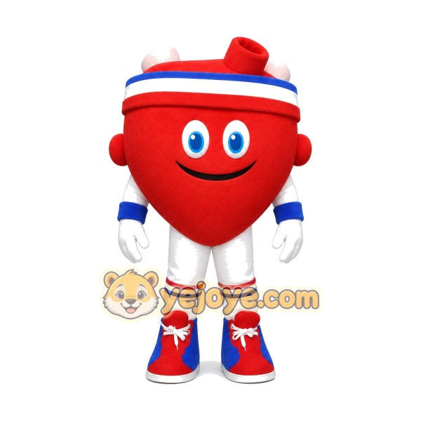 Heart Mascot Costume