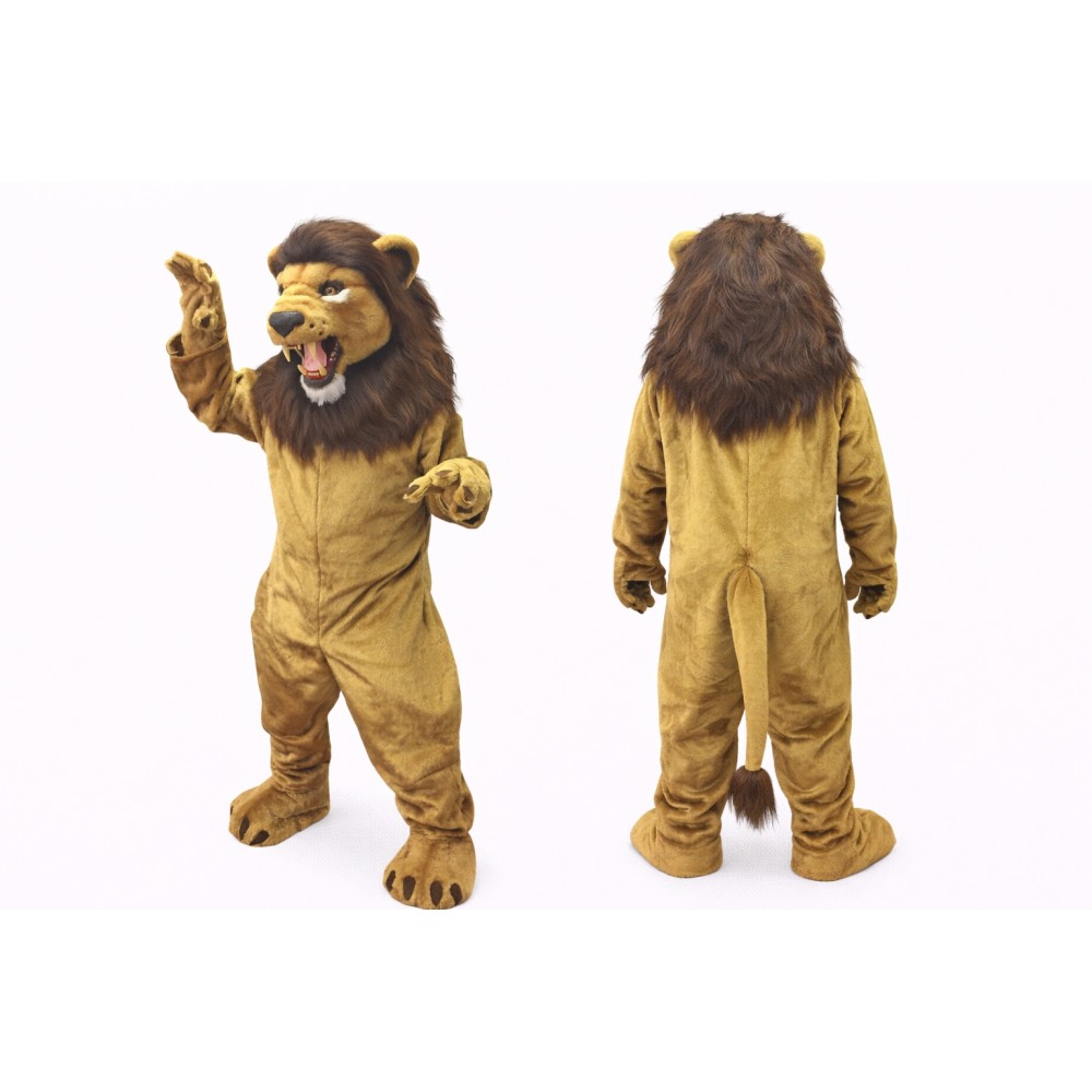 Fierce Lightweight Lion Mascot Costume