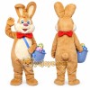 Realistic Brown Bunny Mascot Costume Realistic Brown Bunny Mascot Costume