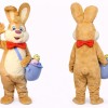 Realistic Brown Bunny Mascot Costume