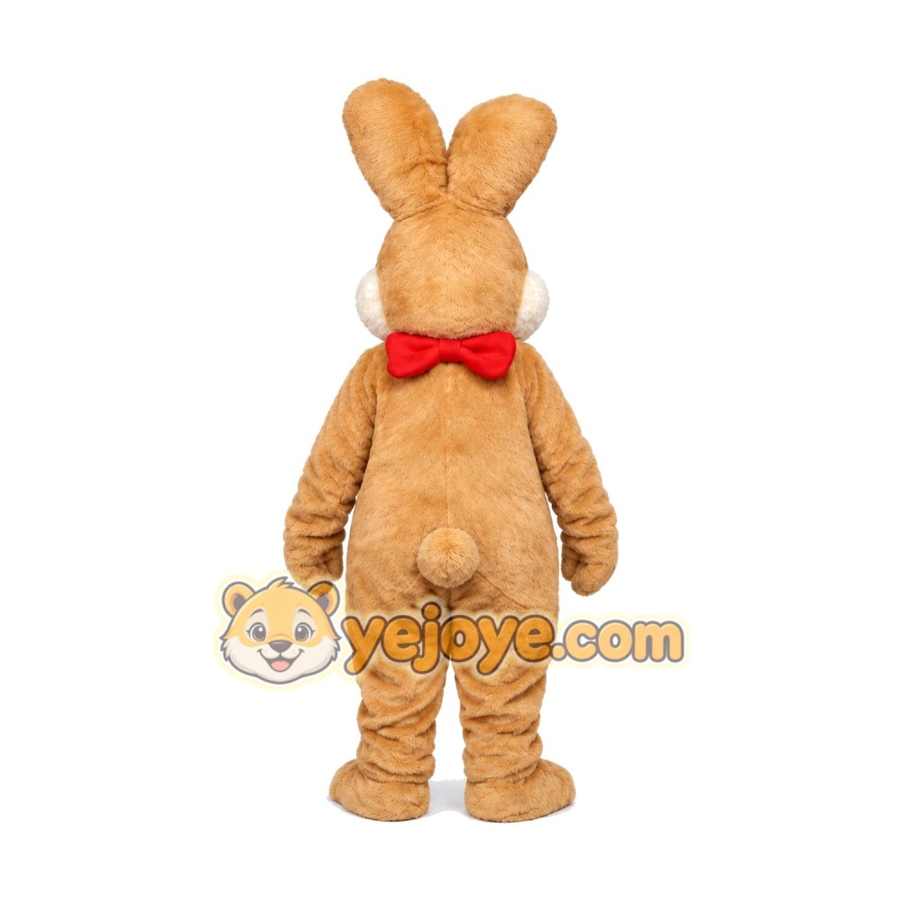 Realistic Brown Bunny Mascot Costume Realistic Brown Bunny Mascot Costume