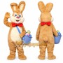 Realistic Brown Bunny Mascot Costume