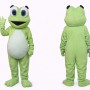 Happy Lightweight Green Frog Mascot Costume