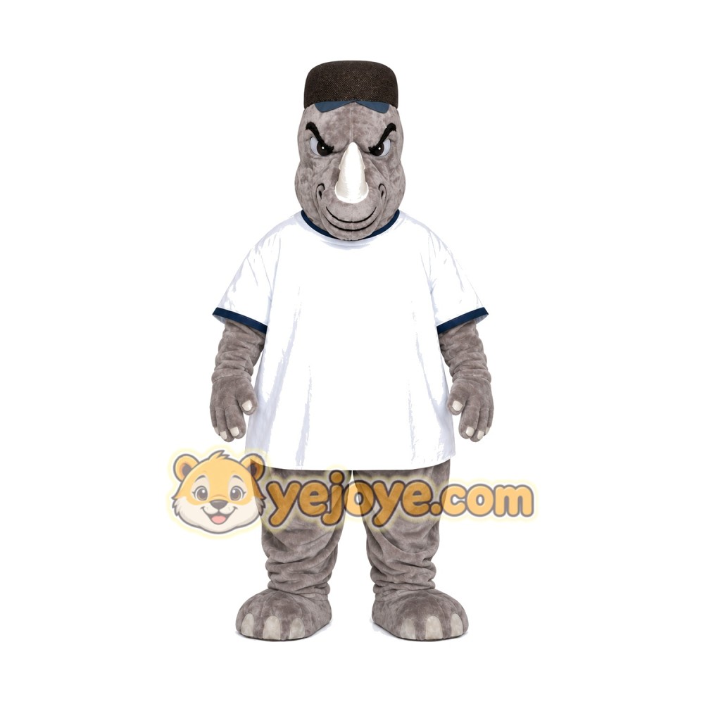 Sport Rhino Mascot Costume Sport Rhino Mascot Costume