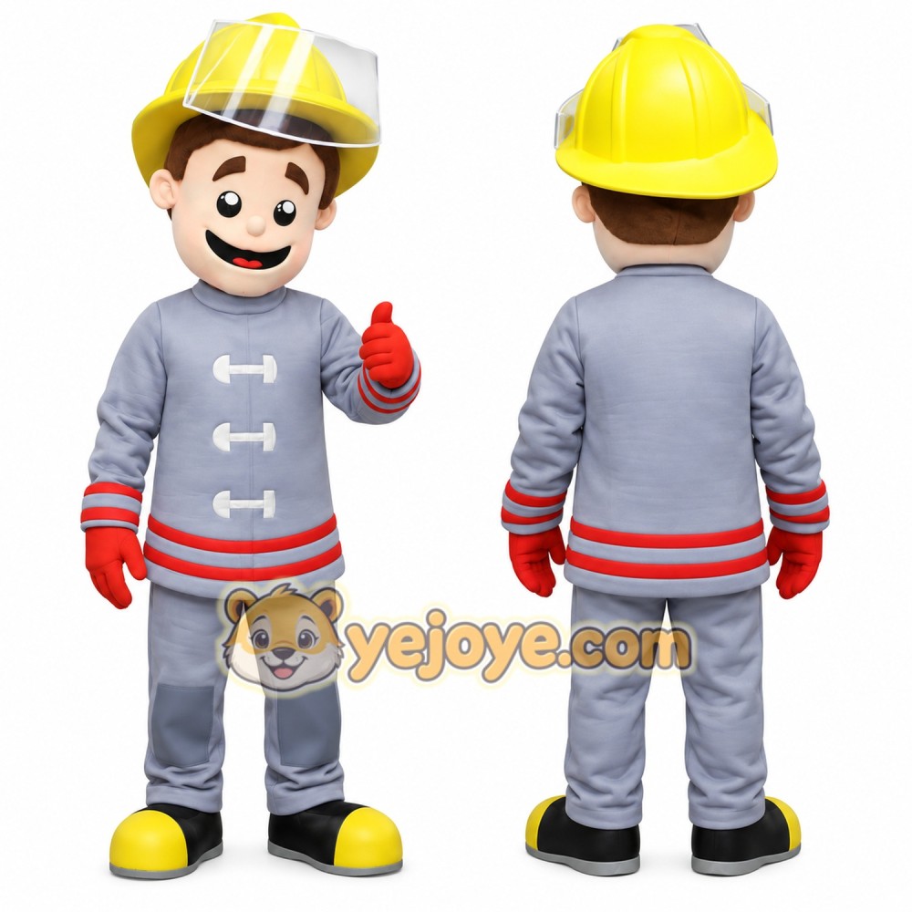 Firefighter Mascot Costume Firefighter Mascot Costume