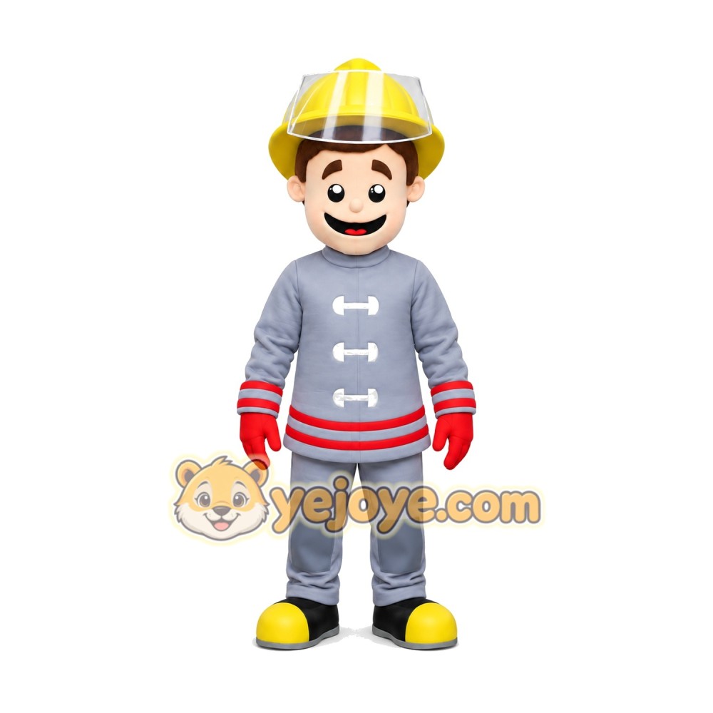 Firefighter Mascot Costume Firefighter Mascot Costume