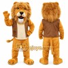 Realistic Friendly Lion Mascot Costume Realistic Friendly Lion Mascot Costume