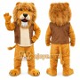 Realistic Friendly Lion Mascot Costume