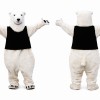 Realistic Lightweight Polar Bear Mascot Costume