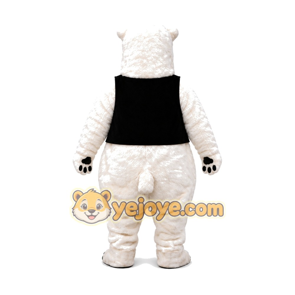 Realistic Lightweight Polar Bear Mascot Costume Realistic Lightweight Polar Bear Mascot Costume