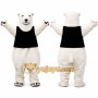 Realistic Lightweight Polar Bear Mascot Costume