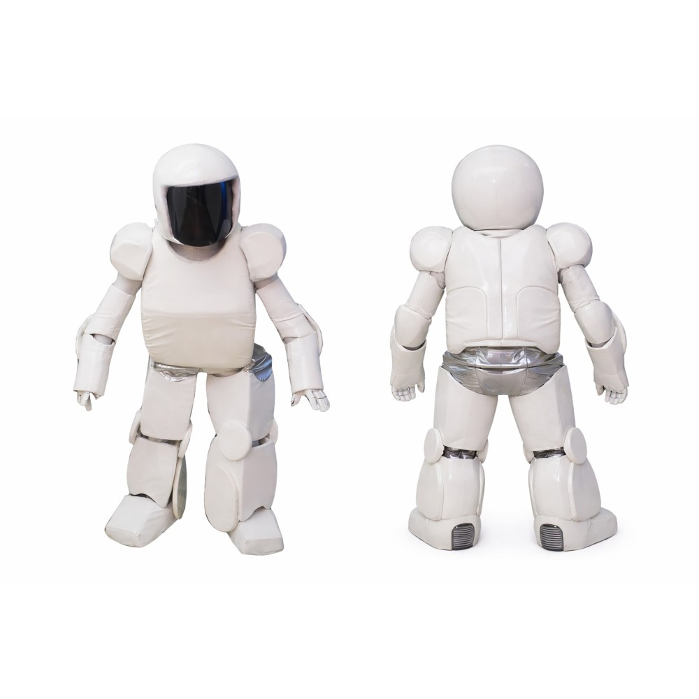 White Robot Mascot Costume