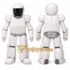 White Robot Mascot Costume White Robot Mascot Costume