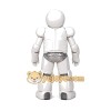 White Robot Mascot Costume White Robot Mascot Costume
