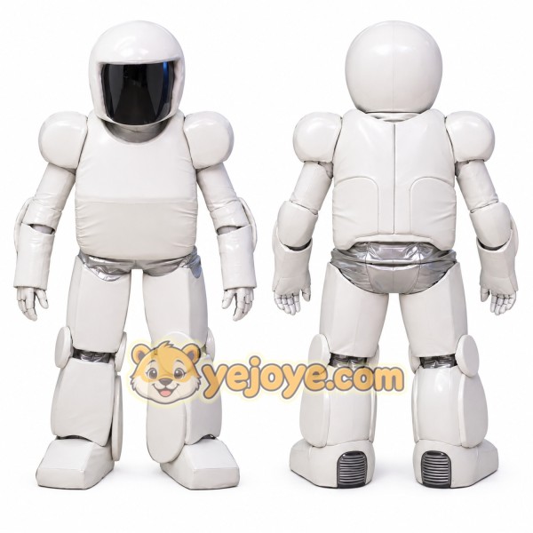 White Robot Mascot Costume