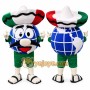 Mexico-Themed Globe Mascot Costume