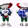 Mexico-Themed Globe Mascot Costume