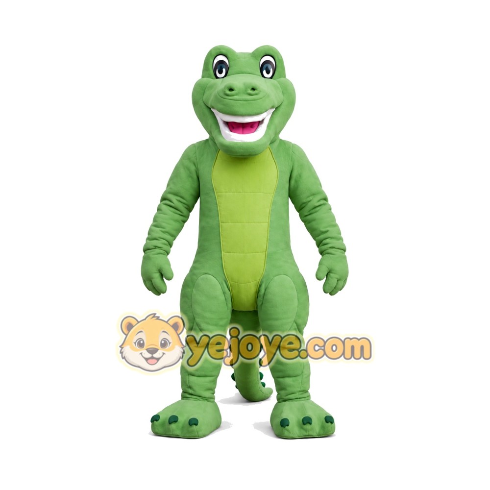 Happy Lightweight Crocodile Mascot Costume