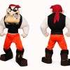 Fierce Pirate Mascot Costume