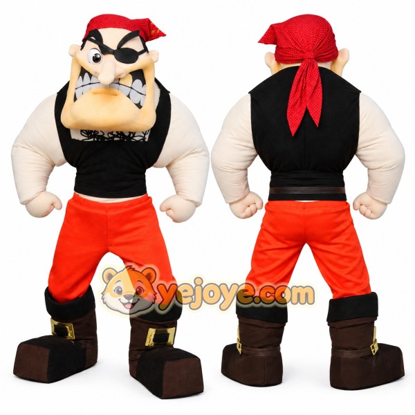 Fierce Pirate Mascot Costume