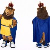 Power King Lion Mascot Costume