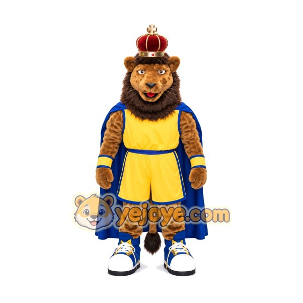 Power King Lion Mascot Costume
