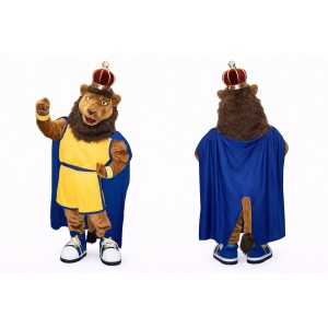 Power King Lion Mascot Costume