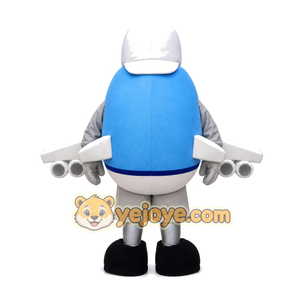 Airplane Mascot Costume Airplane Mascot Costume