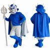 Happy Blue Devil Mascot Costume