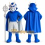 Happy Blue Devil Mascot Costume