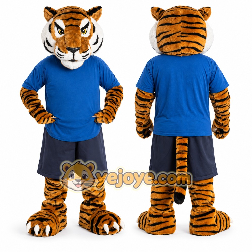 Sport Tiger Mascot Costume For Adult Sport Tiger Mascot Costume For Adult