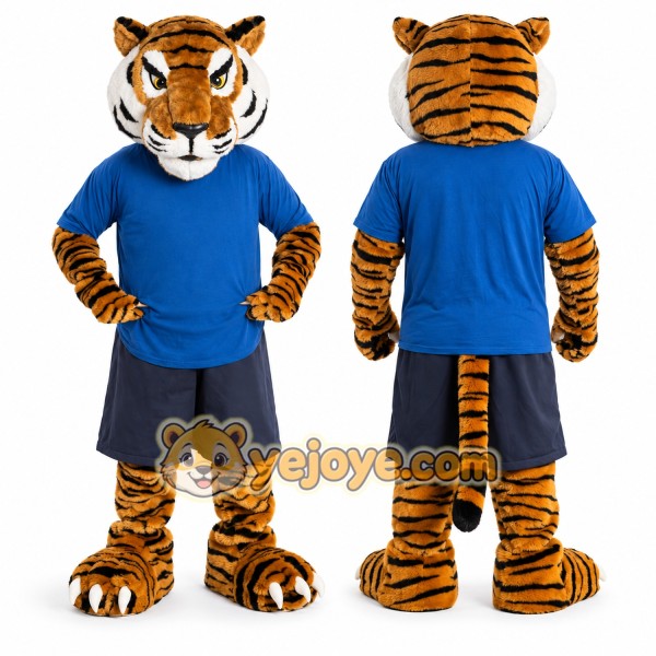 Sport Tiger Mascot Costume For Adult