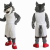 Power Sport Wolf Mascot Costume